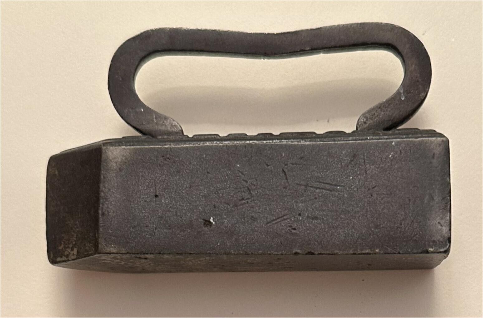 1800s J A Griffith Baltimore Md Miniature Antique Sad Iron Tailor\'s Goose 3 1/2\
