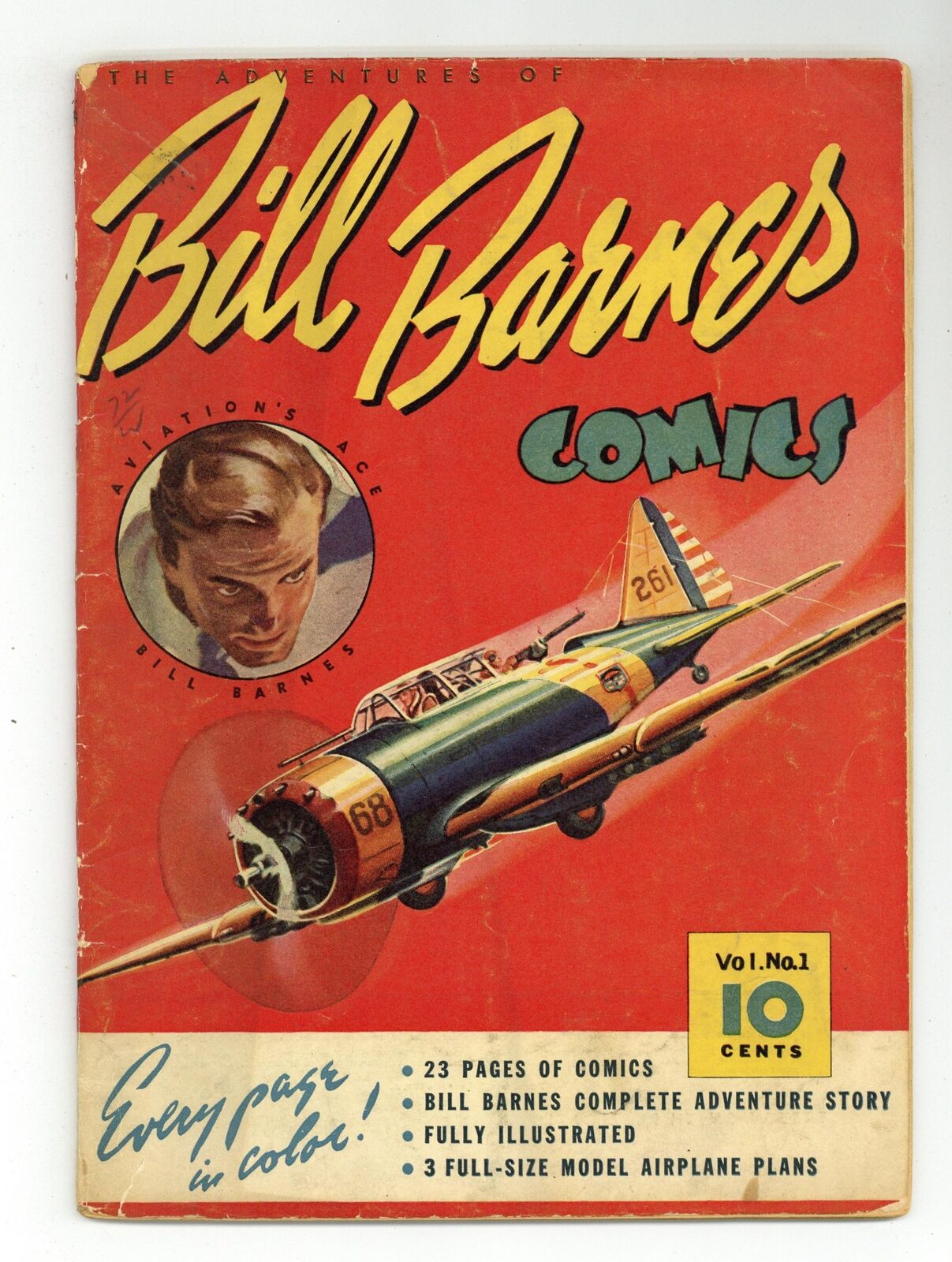 Bill Barnes Comics #1 GD/VG 3.0 1940