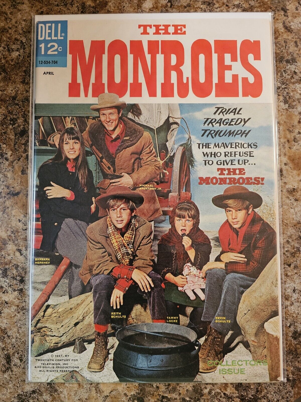 The Monroes #1 (1967) Photo Cover - Silver Age Dell Comics VF+