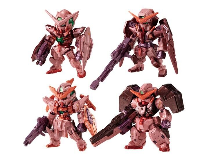Bandai 00 FW Gundam Converge Core Mobile Suit Gundam 00 Trans-Am Set Figure