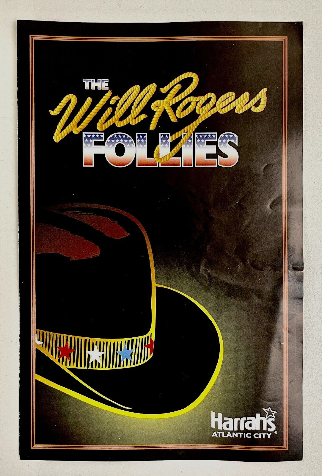 1990s Will Rogers Follies Harrah\'s Casino Hotel Atlantic City NJ Vintage Program