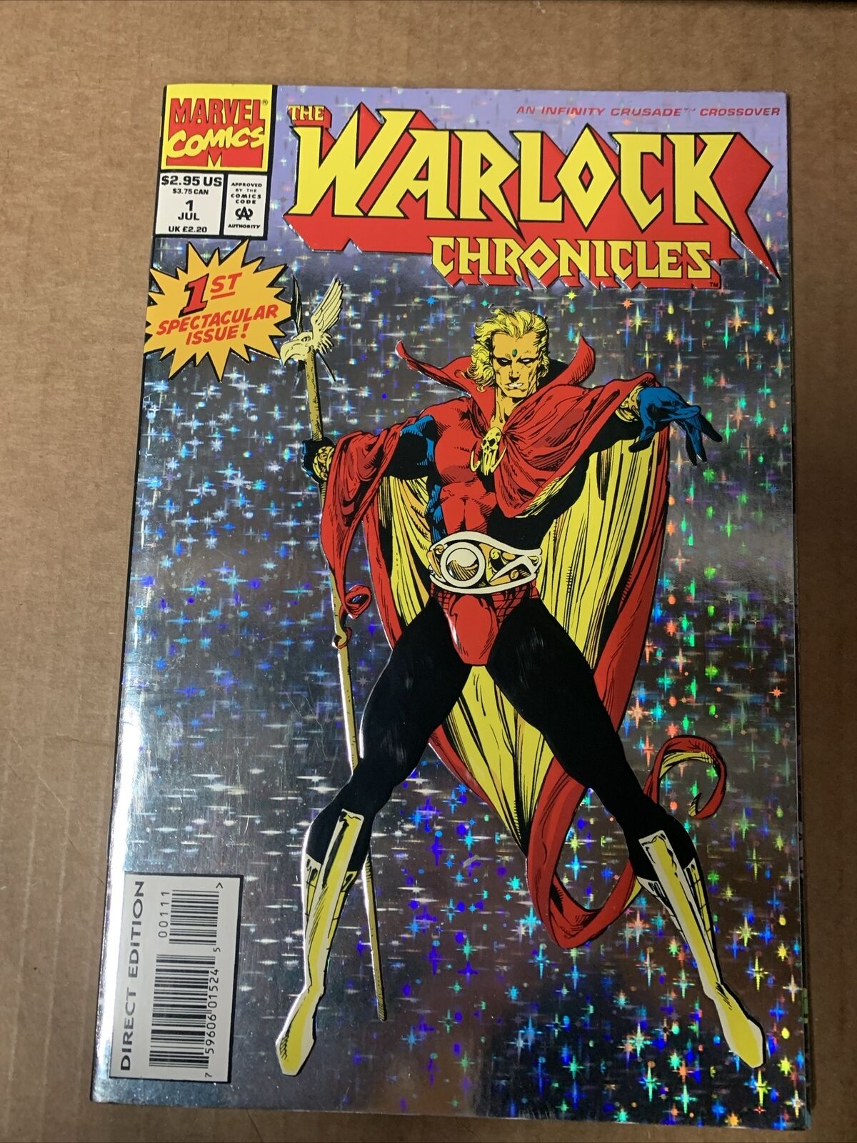1993 Marvel The Warlock Chronicles #1 Holo Foil