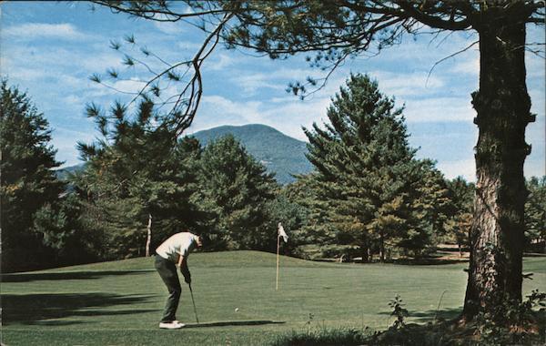 Manchester Country Club,VT Bennington County Golf Vermont Chrome Postcard