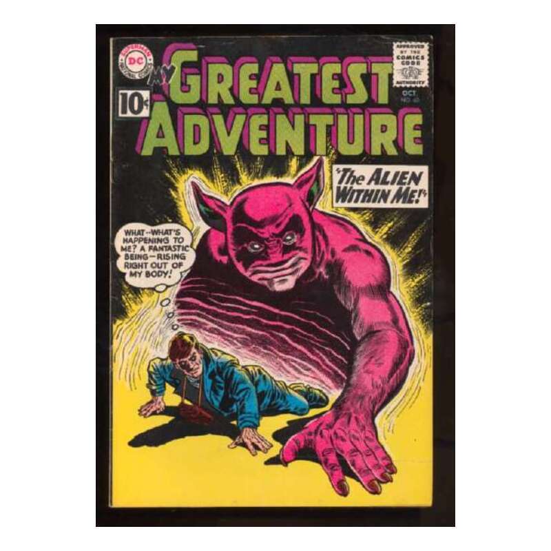 My Greatest Adventure (1955 series) #60 in Fine condition. DC comics [g'