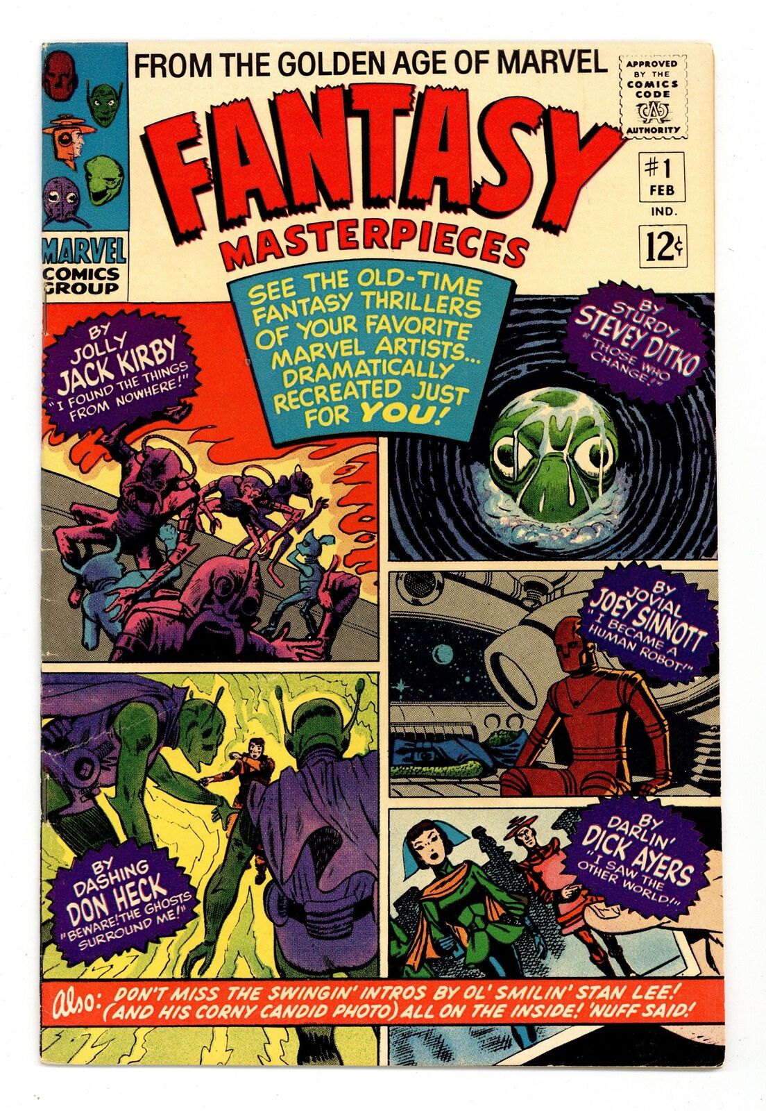 Fantasy Masterpieces #1 FN 6.0 1966