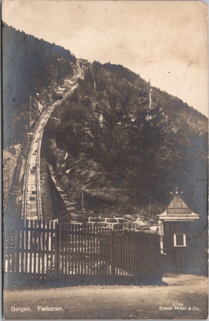 1925 BERGEN, Norway RPPC Postcard \