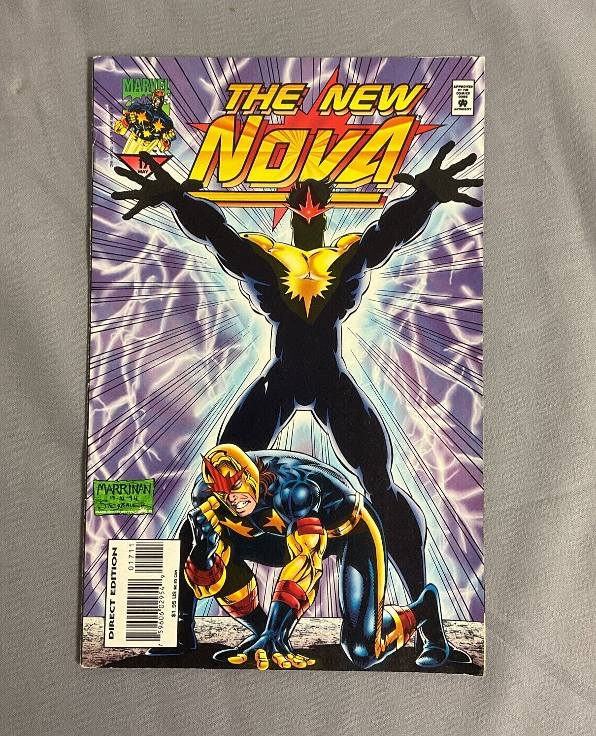 The New Nova #17 Vol. 1 May 1995 Vintage Marvel Comic Book Direct Edition