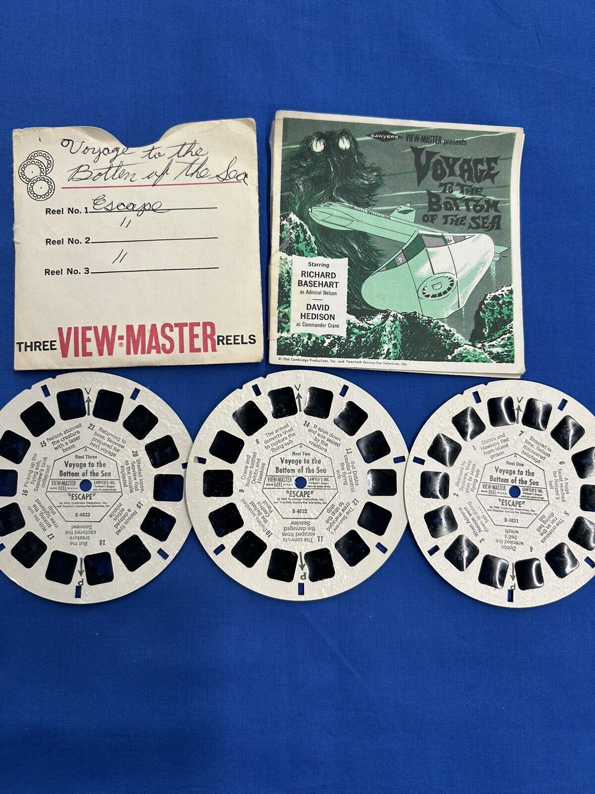 Voyage To The Bottom Of The Sea Escape 3 Viewmaster Reels