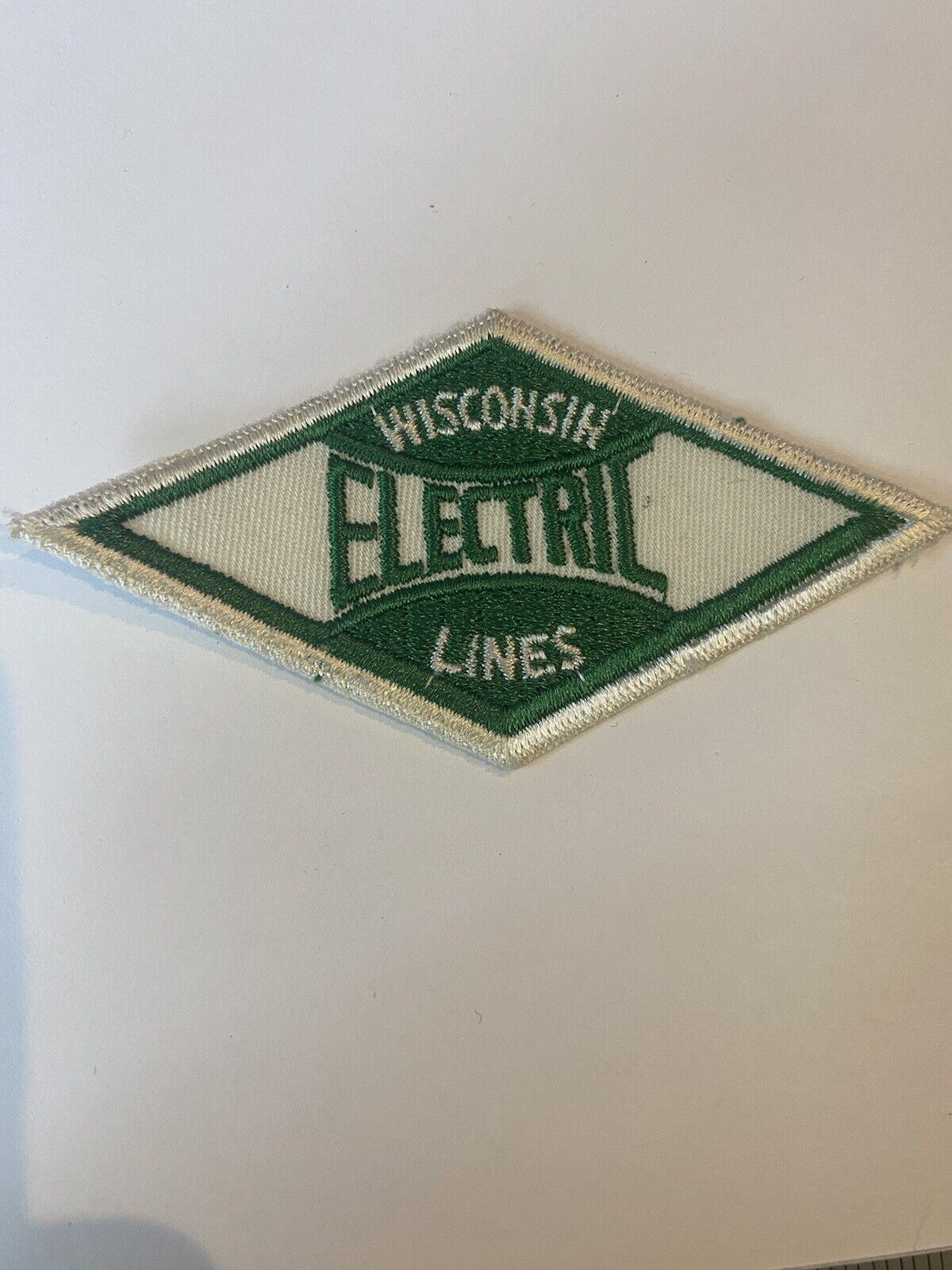 Wisconsin Electric Lines Railroad Patch  Never Used