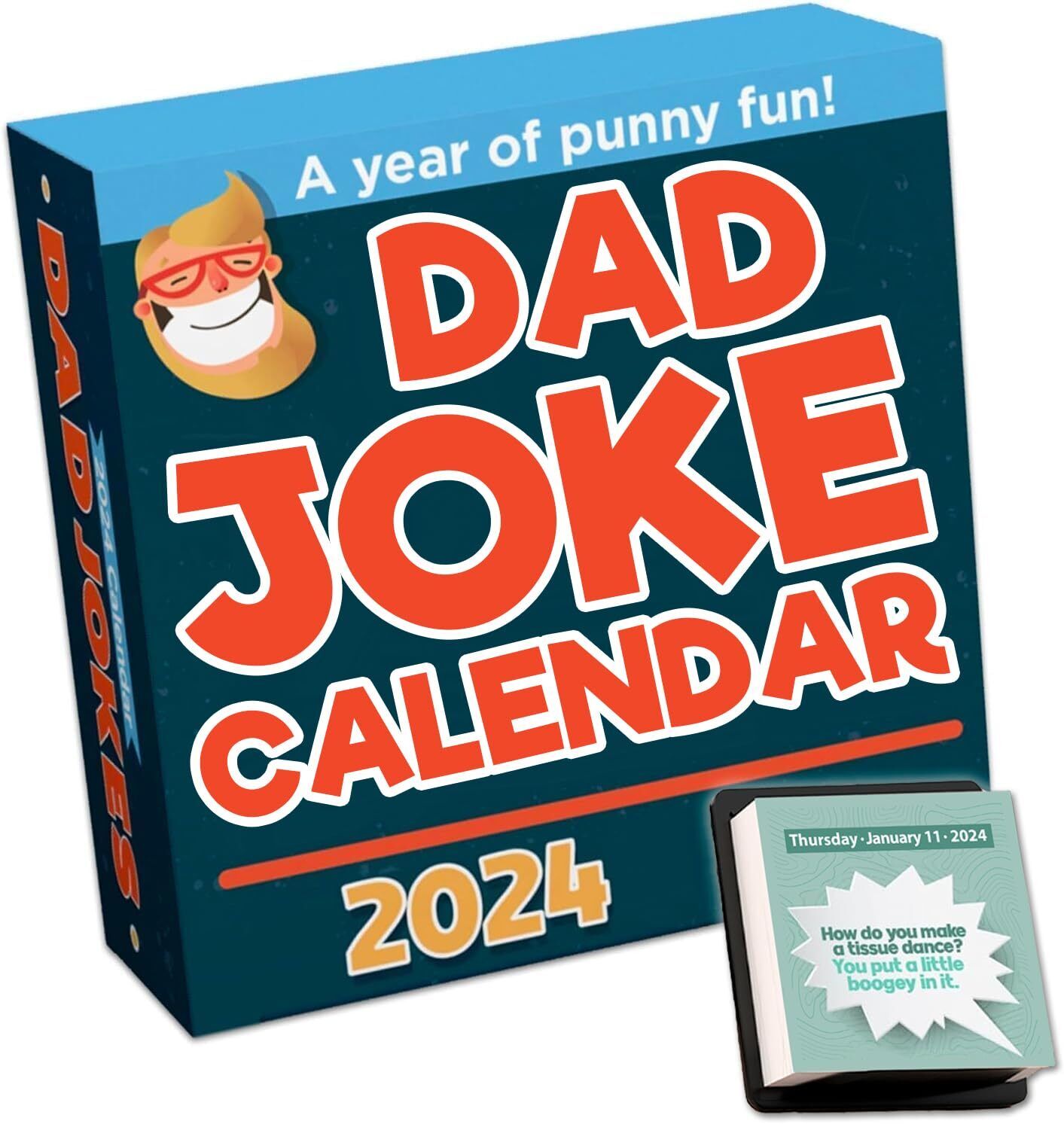 Dad Joke Calendar 2024, Page A Day Tear Off Calendar Gift For The Dad Joke Lo...