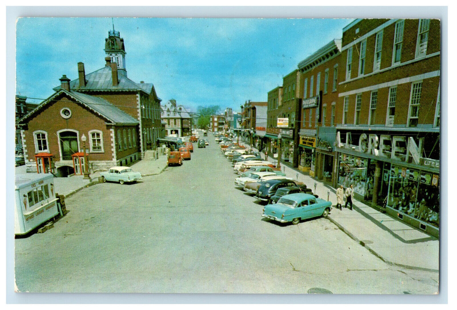 1961 Al Green Market Place, Commercial Centre, Joliette Quebec Canada Postcard