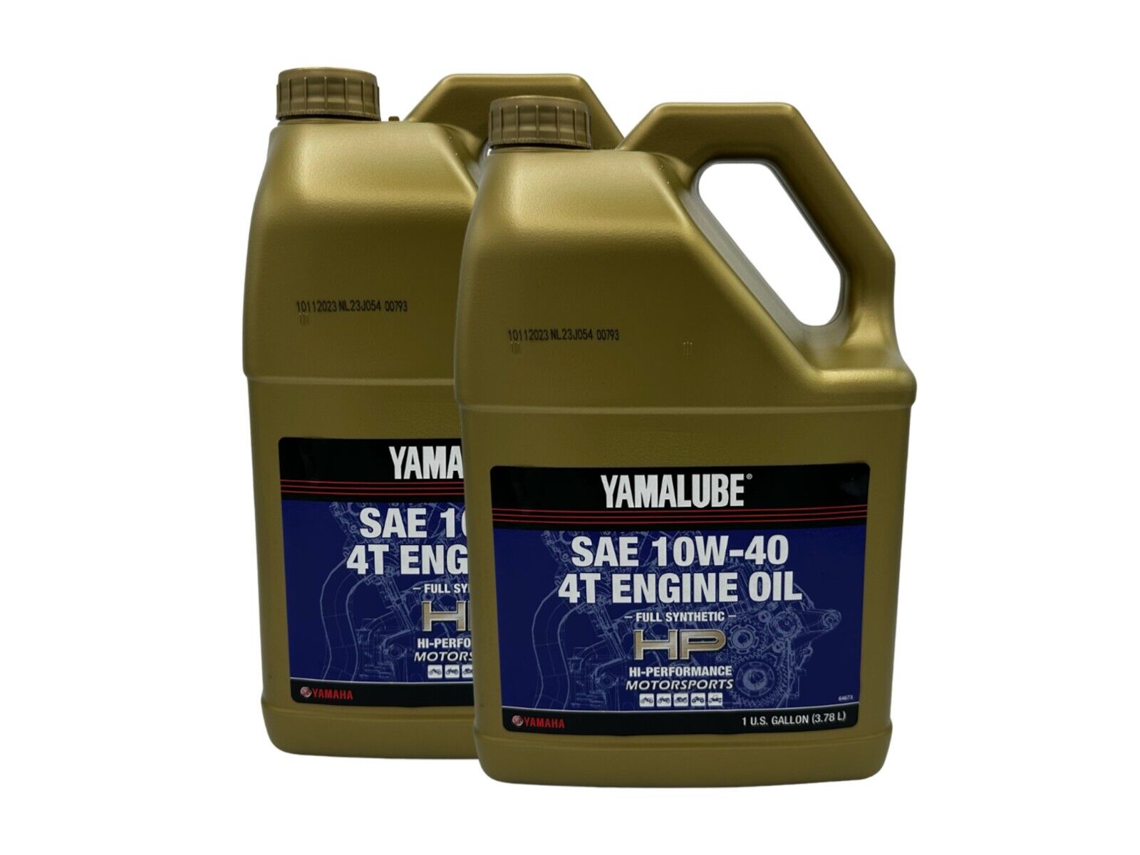 Yamalube 10W40 Full Synthetic 4T Hi-Performance Engine Oil LUB-10W40-FS-04-2PACK