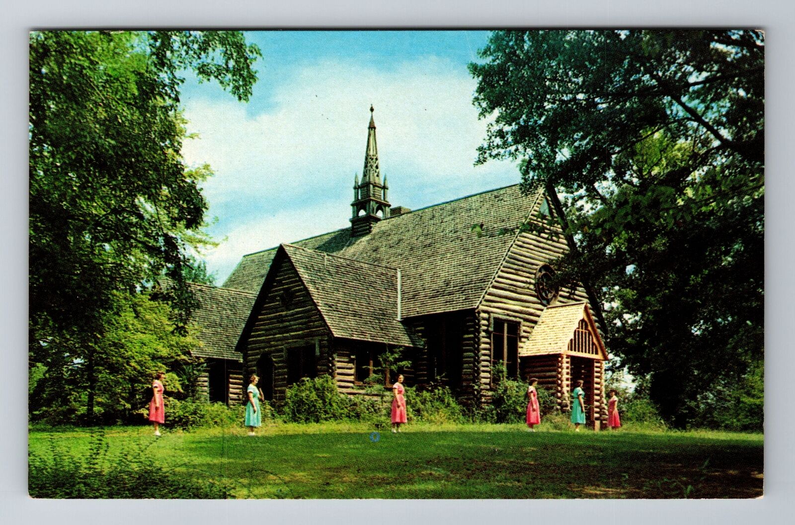 Mount Berry GA-Georgia, Barnwell Chapel, Berry Schools, Antique Vintage Postcard