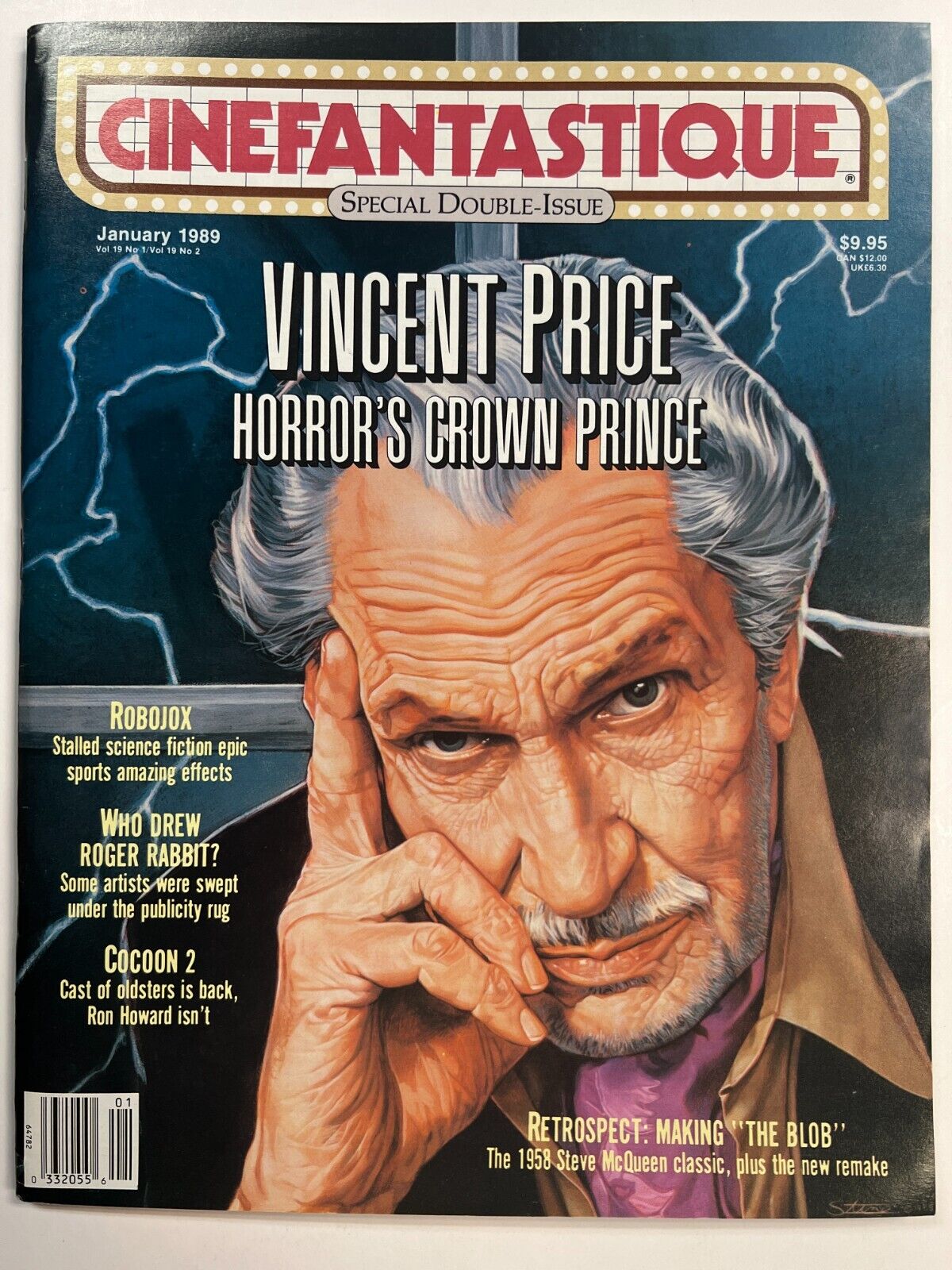 Cinefantastique Magazine Double Issue Vol. 19 #1/2 Vincent Price 1989