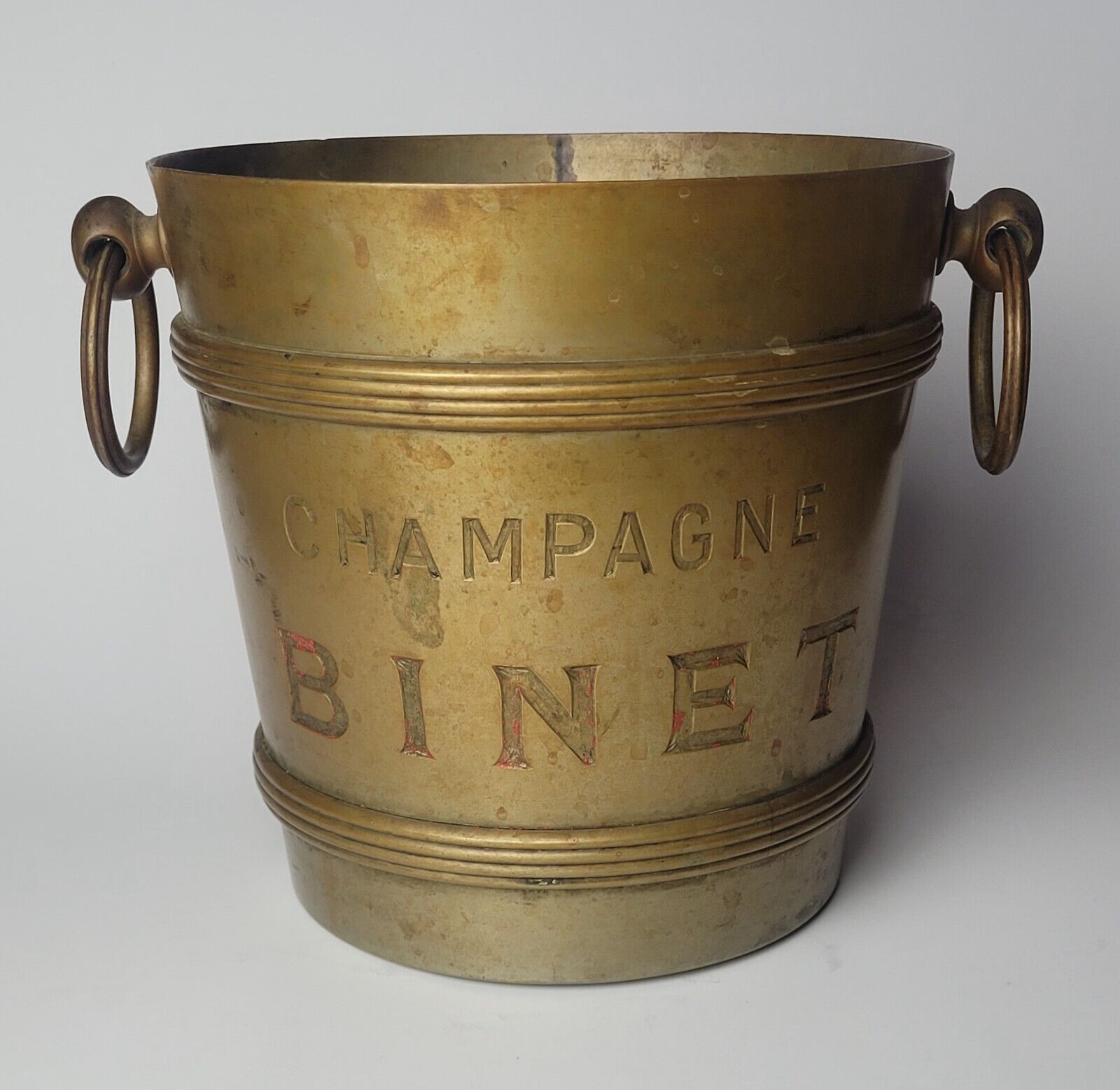 Vintage BINET French Champagne Ice Bucket A.FRENAIS.4 Mark Rare Art Deco 