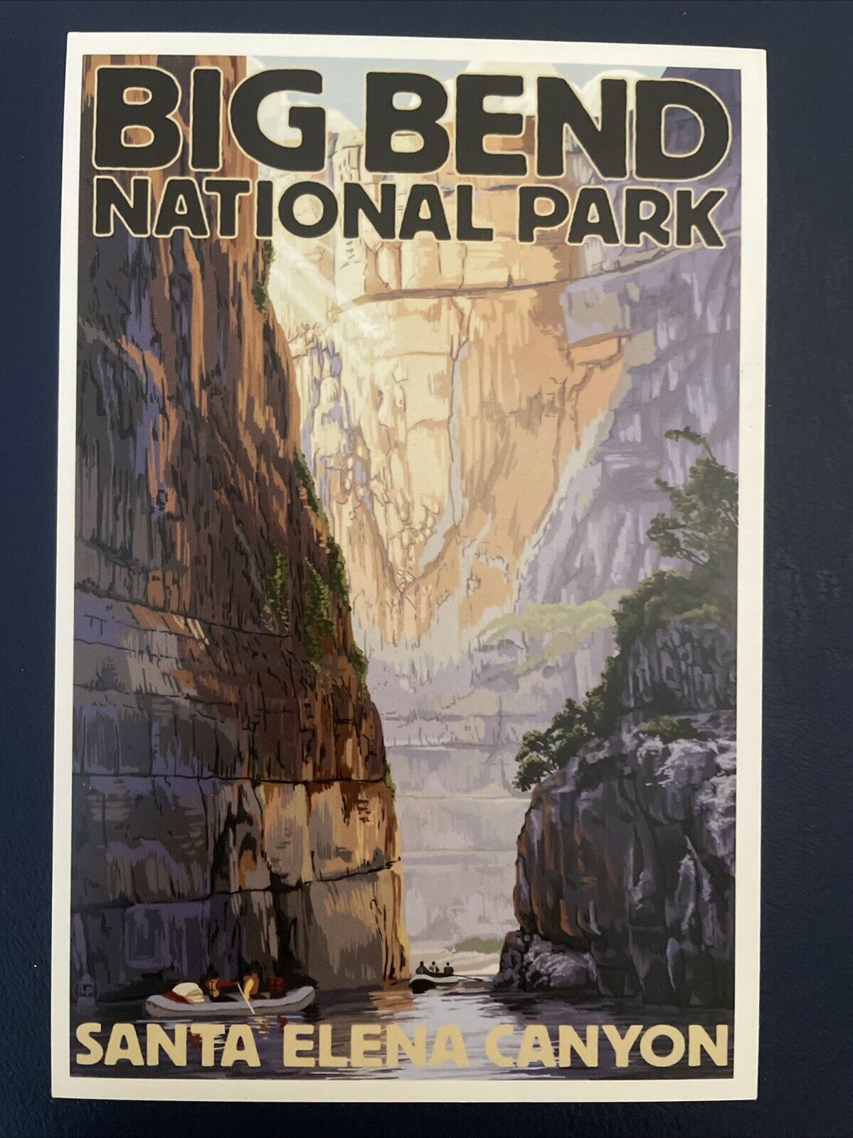 Lantern Press Postcard National Park, Texas-Santa Elena Canyon