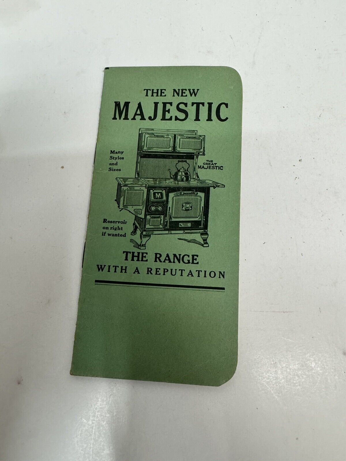 the new majestic range 1923 1924 notebook advertising st louis mo