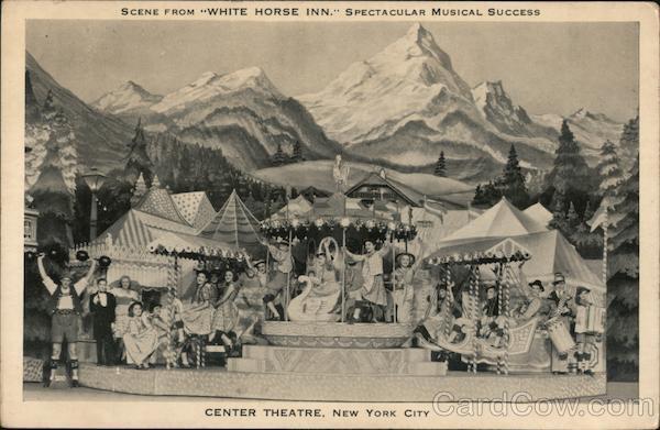 1936 New York City,NY Scene From White Horse Inn Spectacular Musical Success