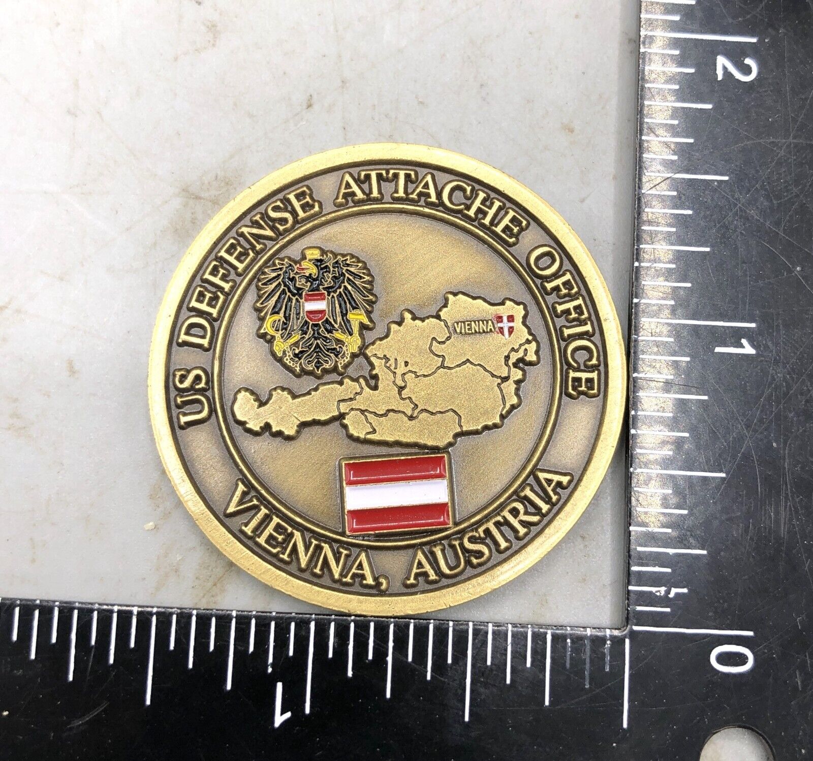 US Defense Attache Office Vienna, Austria  Challenge Coin / Token