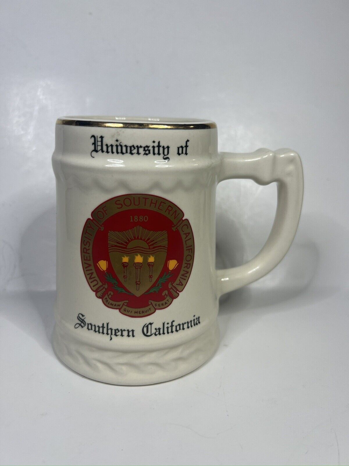 Vintage W.C. Bunting Co. University Of California Class Of 1980 Beige 16 oz Mug
