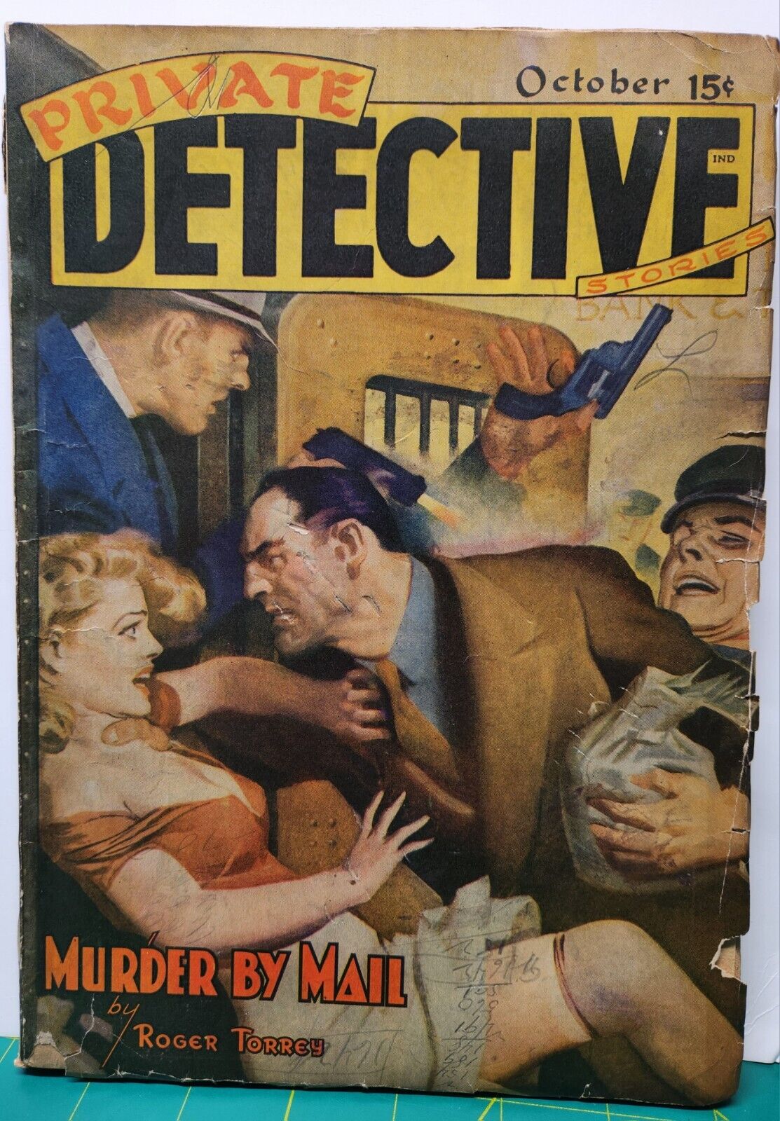 Private Detective Oct 1941 Ward GGA Cvr - Pulp