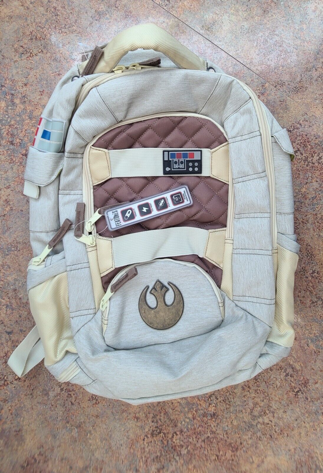  Disney Star Wars BIOWORLD Hoth Commando Themed Backpack - NEW 