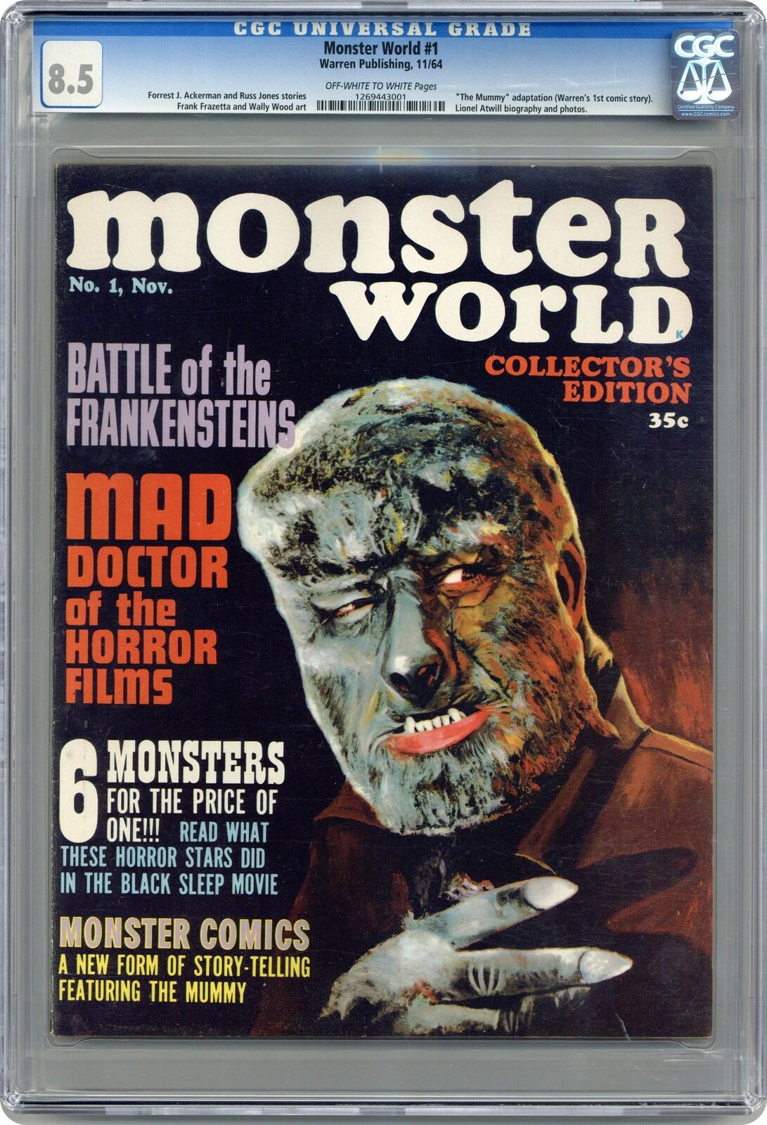 Monster World #1 CGC 8.5 1964 1269443001