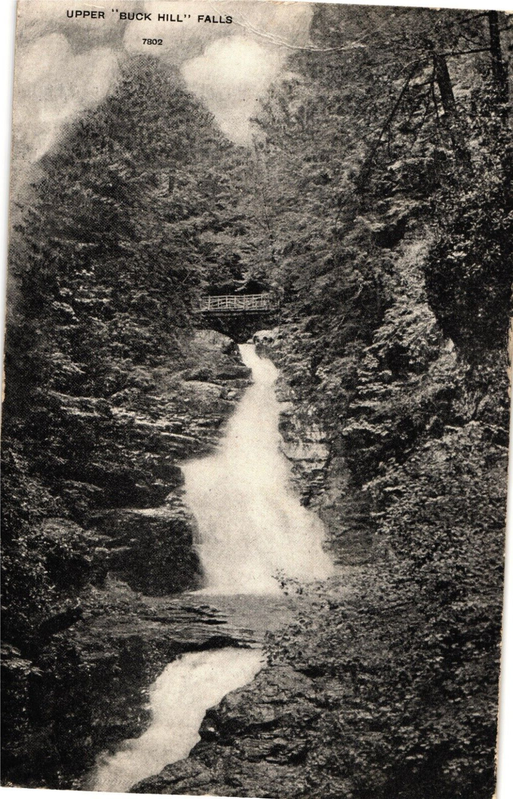 Upper Buck Hill Falls Pennsylvania Divided Postcard c1908