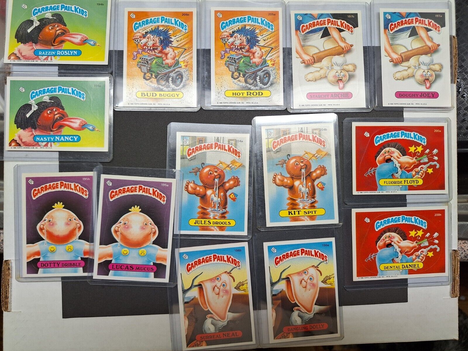 Garbage Pail Kids Lot Of 66 Cards - Vintage 1986&1987 Complete Sets A&B