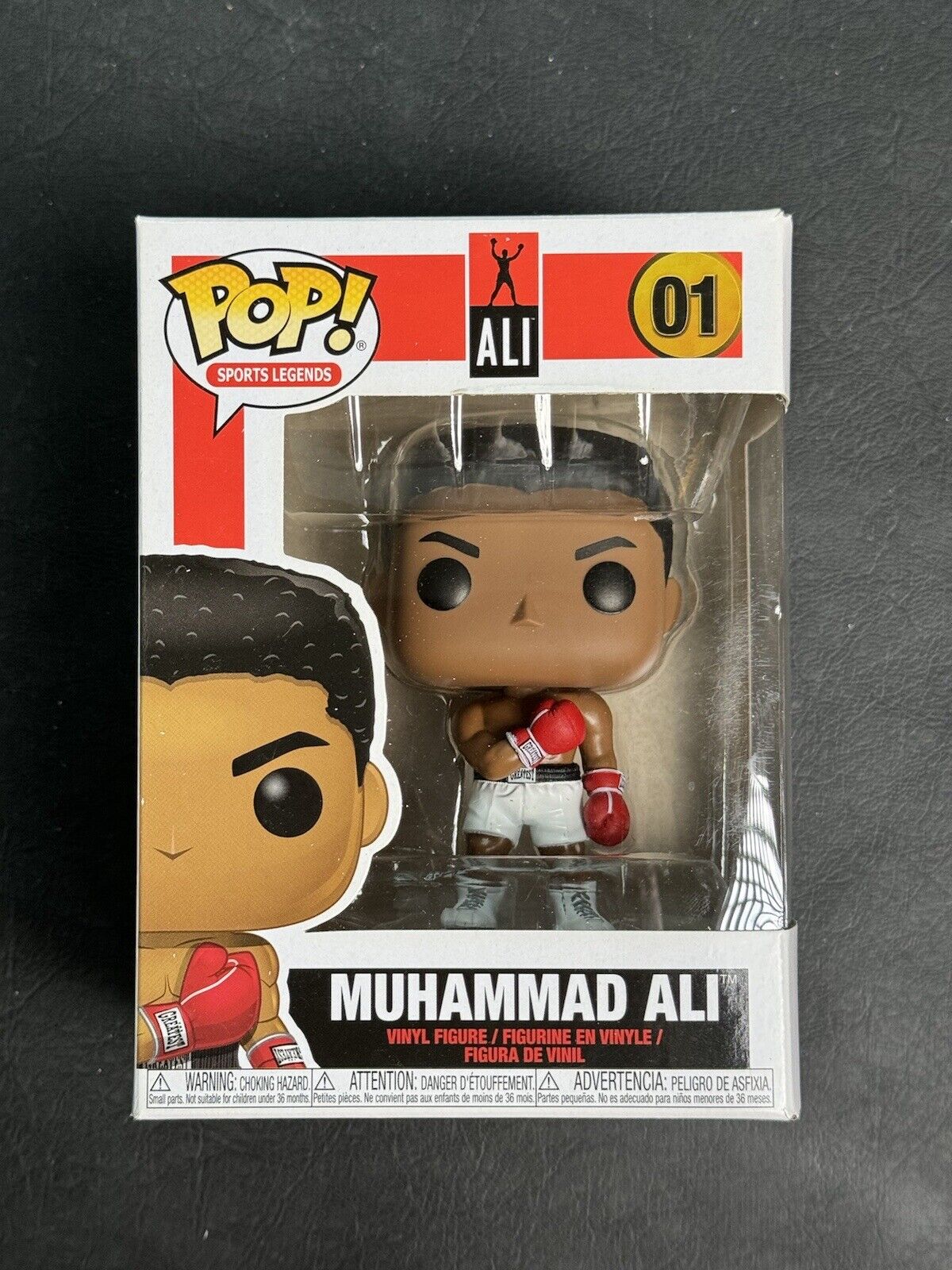Funko POP Sports Legends: Muhammad Ali #01 - Vaulted Vinyl Fig + Protector