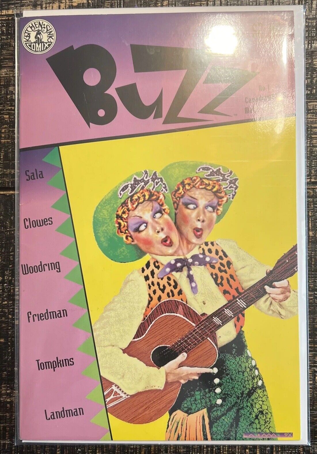 Buzz Comics #1 (1990, Kitchen Sink) Mature, NM