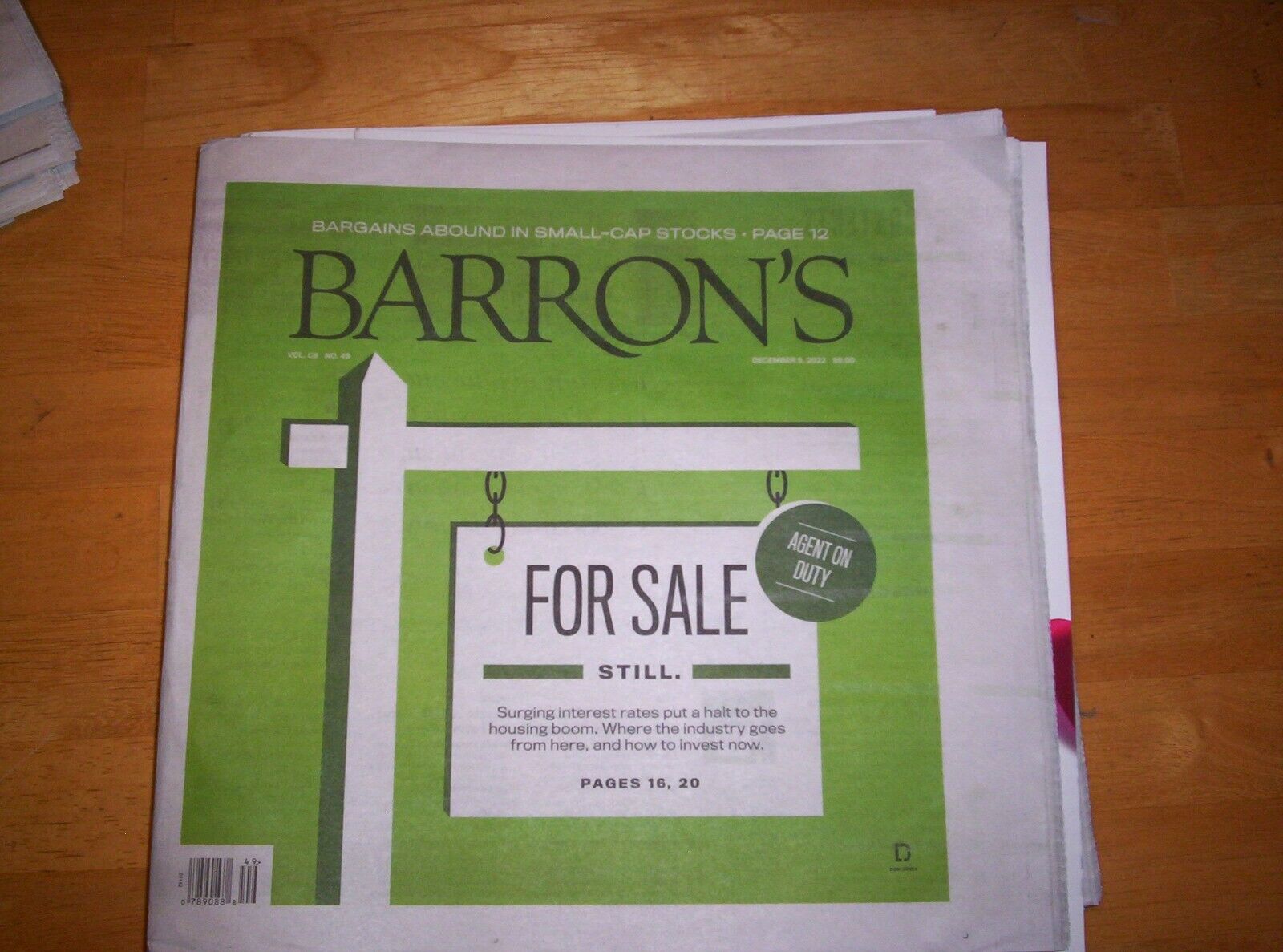 BARRON\'S FINANCIAL NEWSPAPER DECEMBER 5, 2022