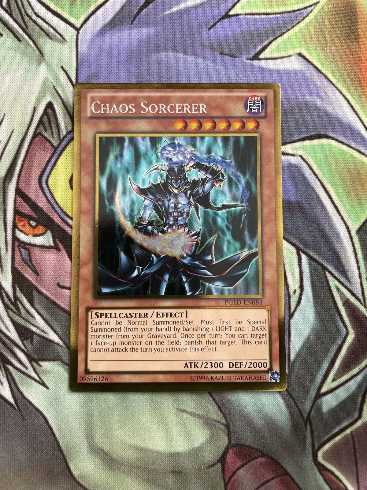 PGLD-EN084 Chaos Sorcerer Gold Rare UNL Edition NM Yugioh Card