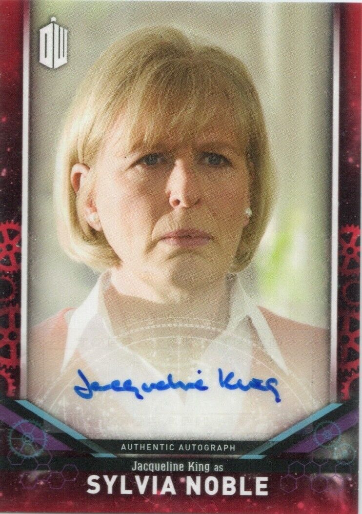 JACQUELINE KING Autograph trading card- DOCTOR WHO 2018 Signature Series #3/5
