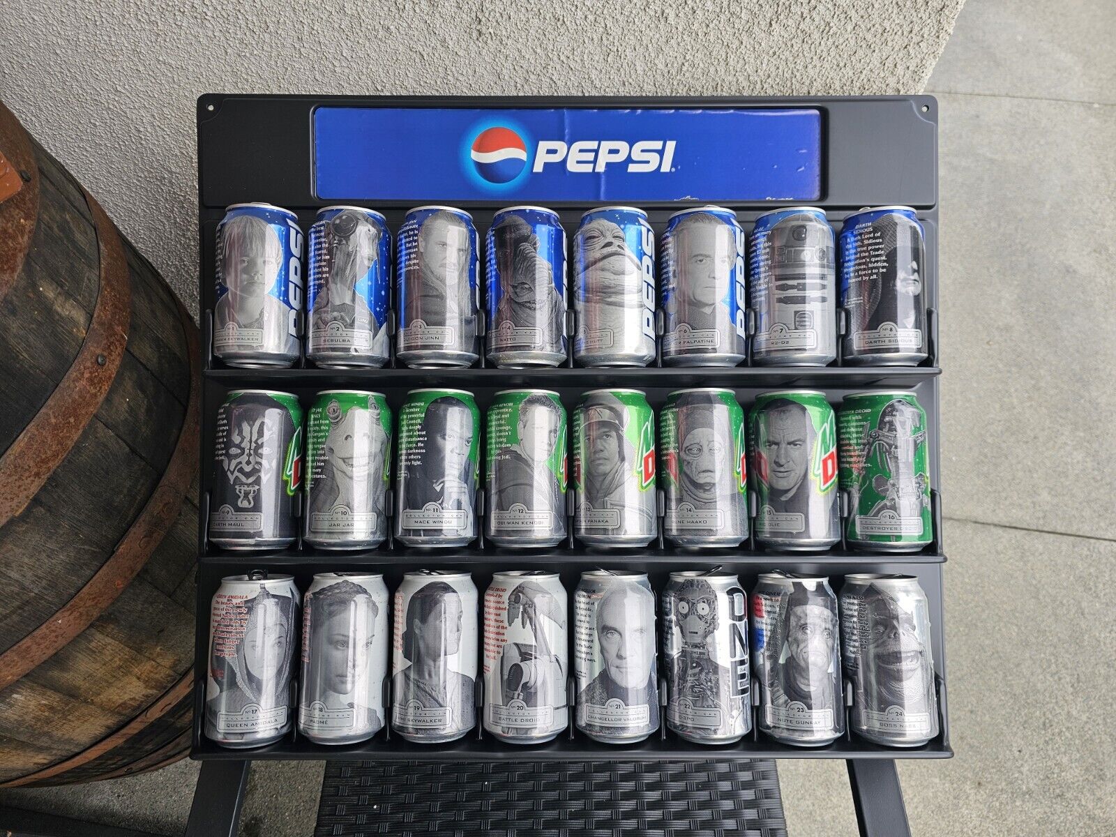 Star Wars Episode 1 Pepsi Cans