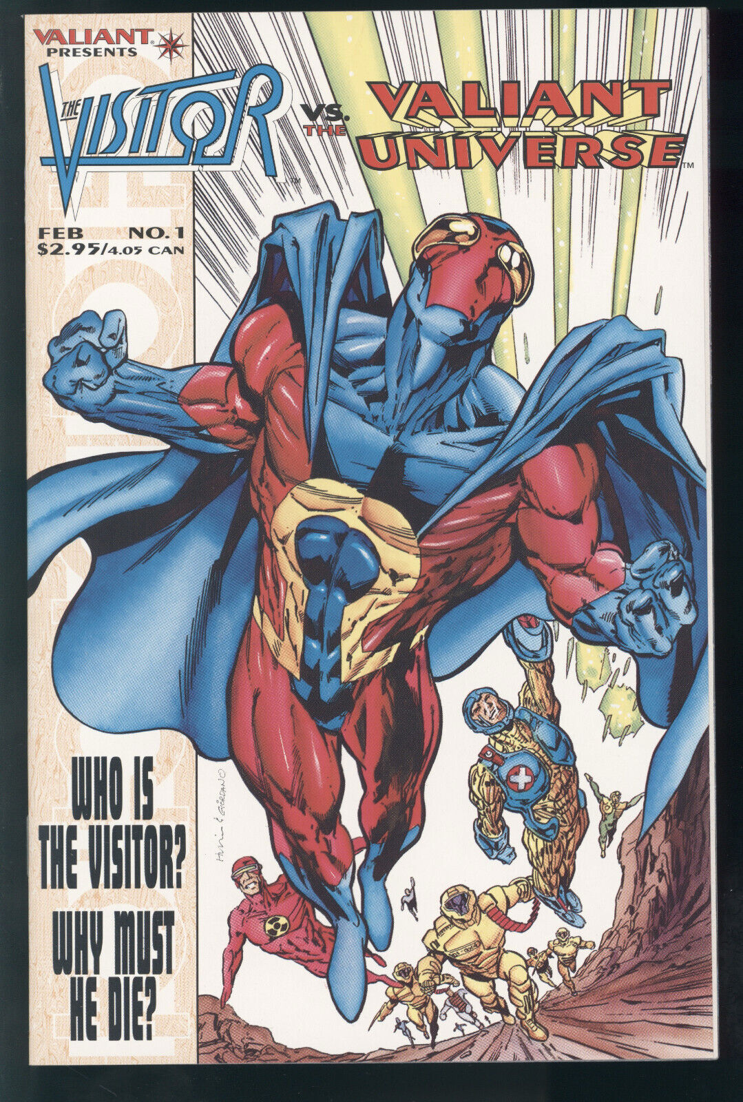 Visitor vs. the Valiant Universe 1 VF/NM Valiant Comics 1995
