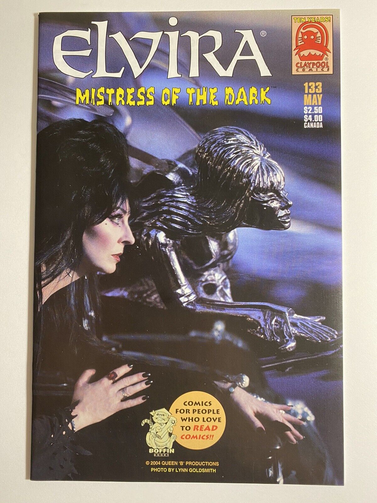 Elvira Mistress of the Dark 133 VF/NM - Claypool Comics Low Prt Vampira Misfits
