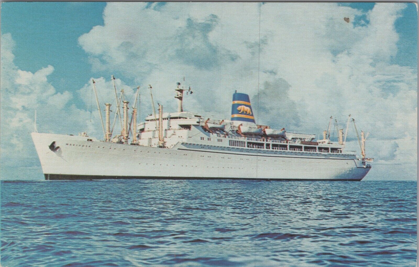 SS Monterey Cruise Ship Hawaii HI c1960s Postcard 6461c4