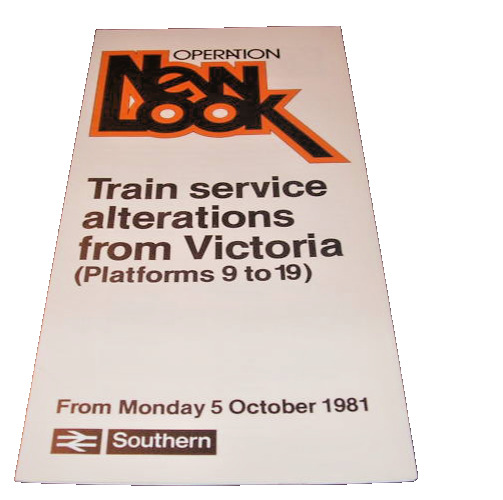 1981 BRITISH RAIL VICTORIA NEW LOOK