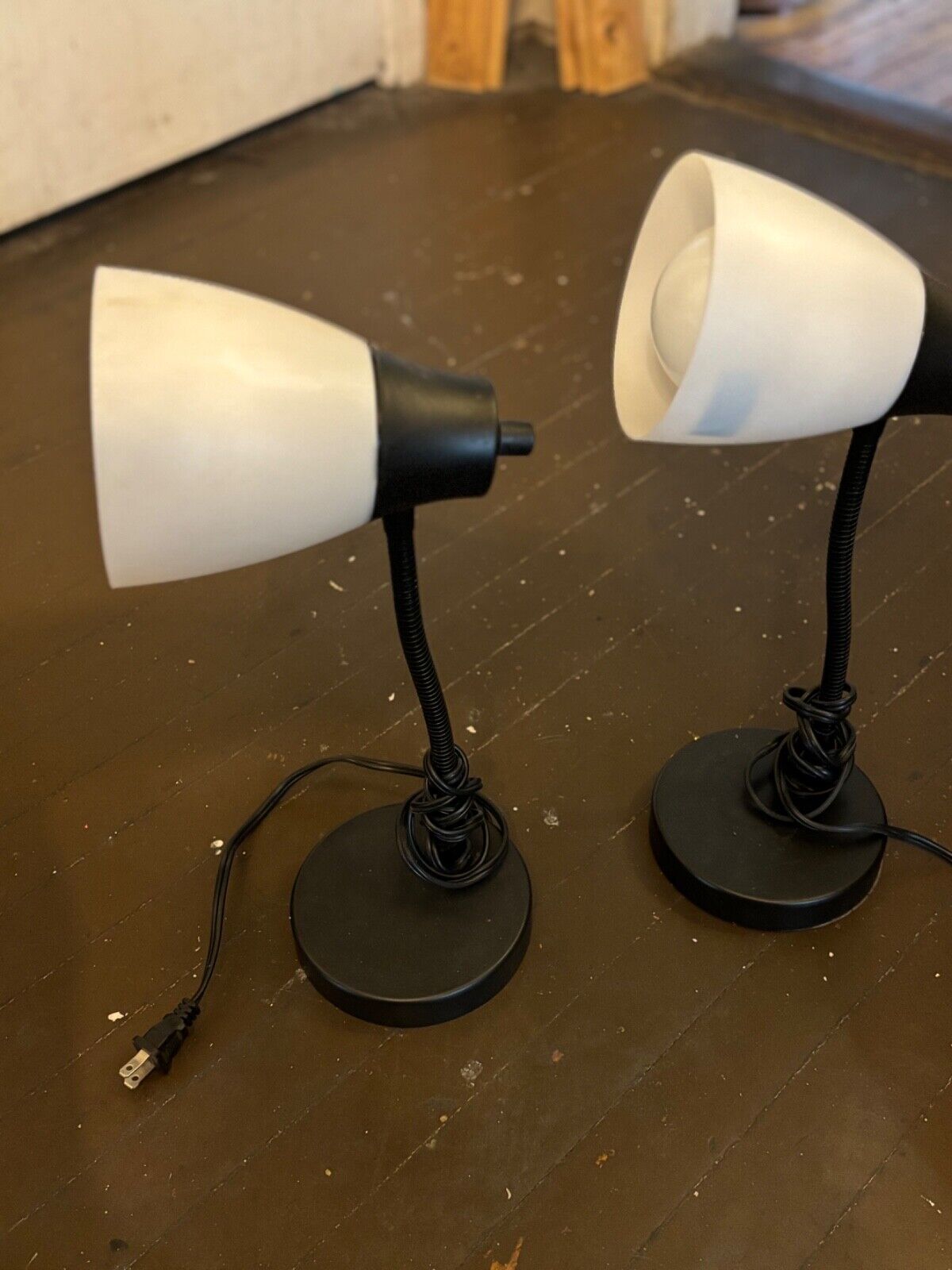 A Pair of VINTAGE adjustable desk lamp