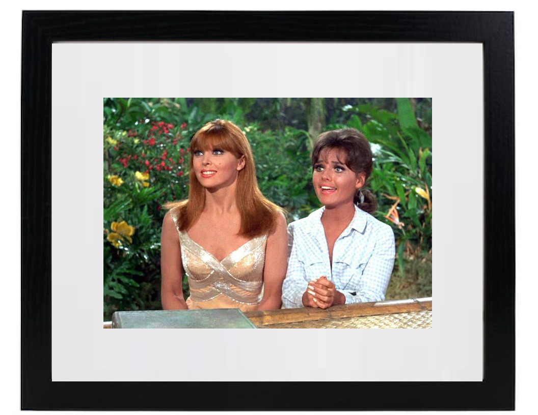 Dawn Wells & Tina Louise as Ginger Mary Ann Matted & Framed Picture Photo