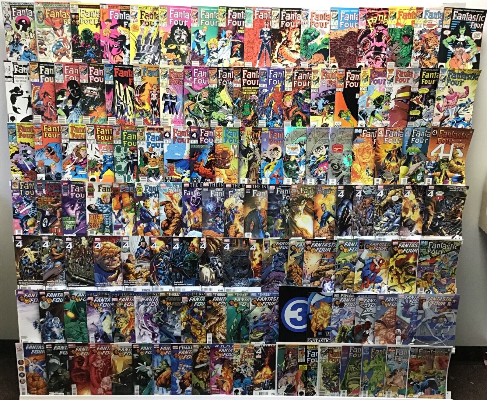 Marvel Comics Fantastic Four 1st Series Comic Book Lot of 125