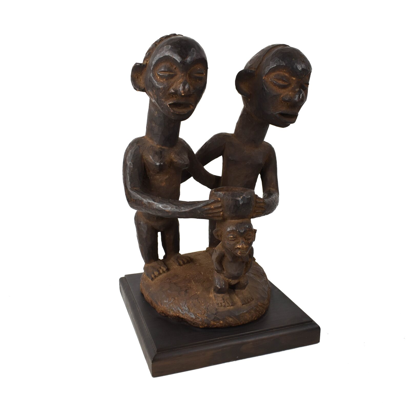 Yaka Wood Figures on Custom Base Congo
