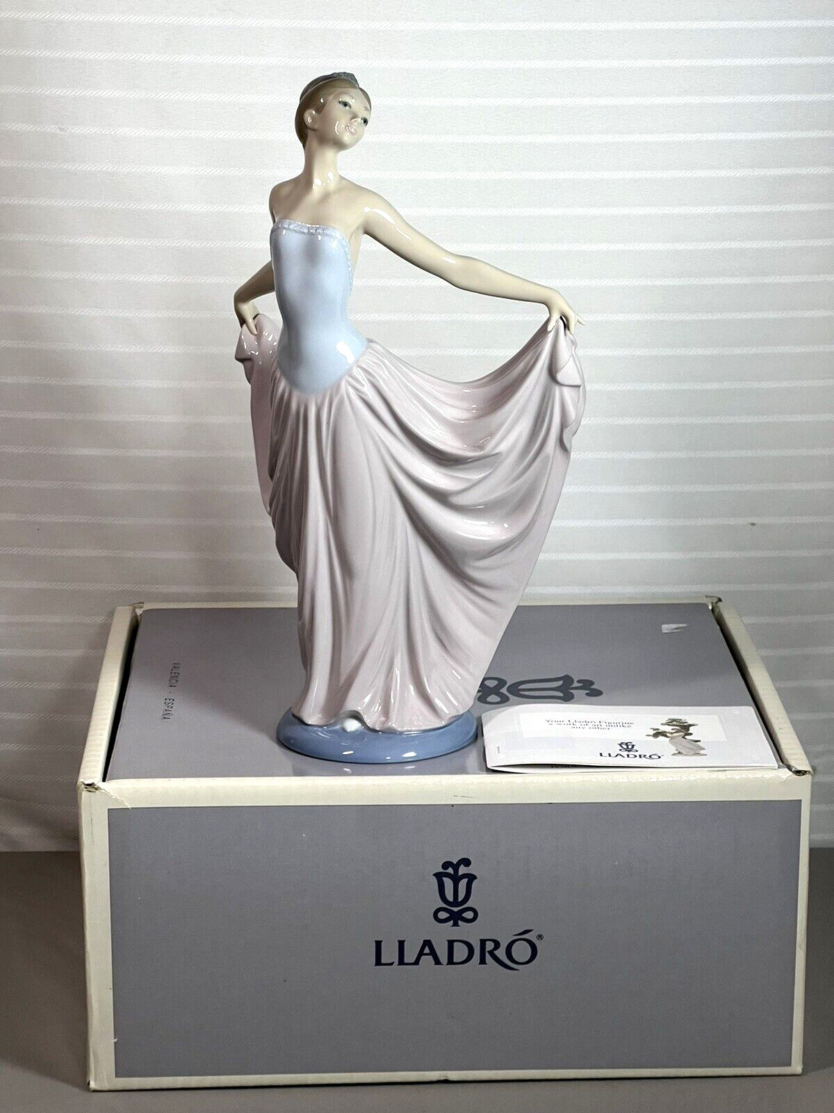 LLADRO #5050 DANCER CLASSIC BALLERINA from Spain in Original Box-Vintage 1979