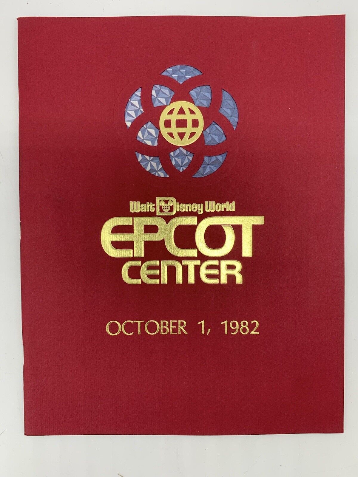DISNEY IMAGINEERING EPCOT CENTER OCTOBER 1, 1982 OPENING COMMEMORATIVE BOOKLET