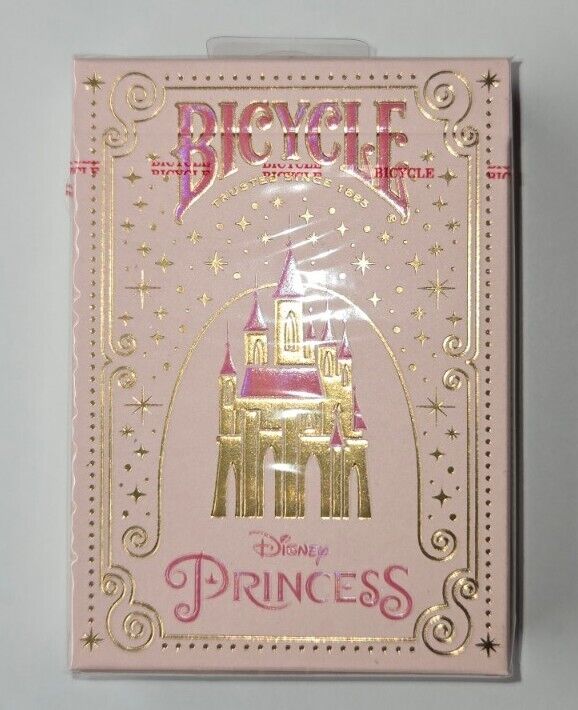 Bicycle Disney Princess Pink Playing Cards Brand New Sealed Pink