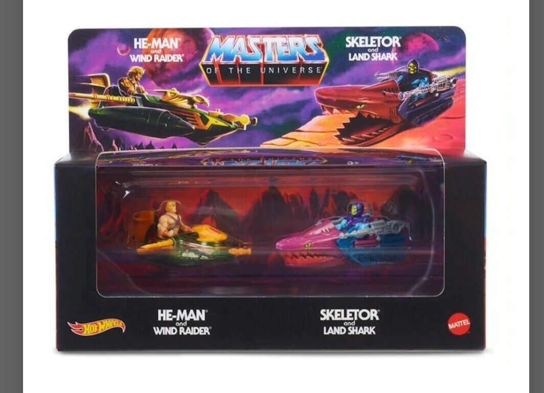 Masters of the Universe Wind Raider vs. Land Shark (Mattel Creations Exclusive)