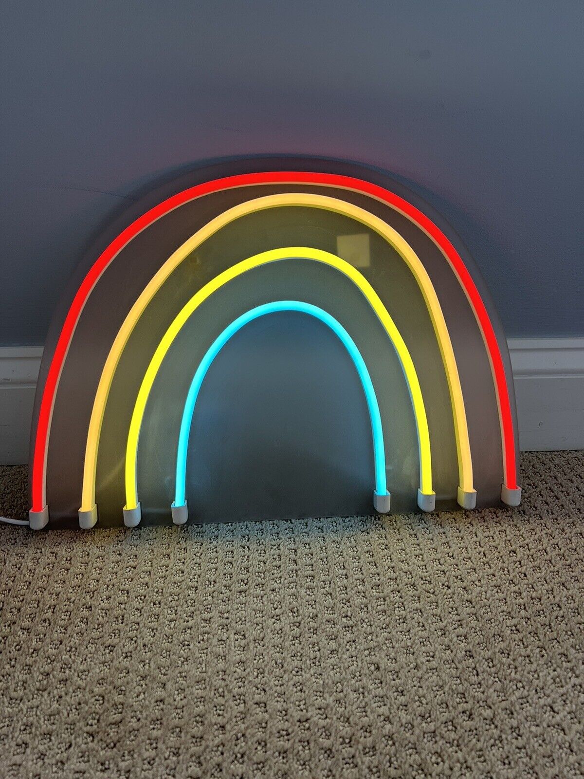 Target Pillowfort Neon Rainbow Light Wall Decor