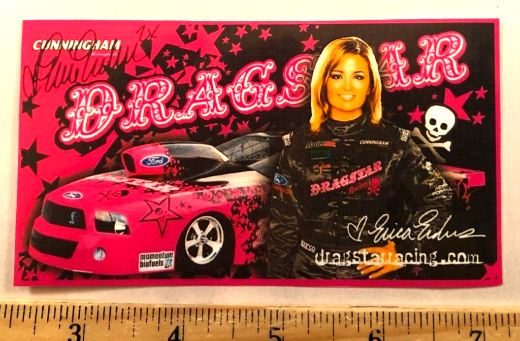 Erica Enders DRAGSTAR Ford Mustang PRO STOCK NHRA Drag Racing Decal Sticker