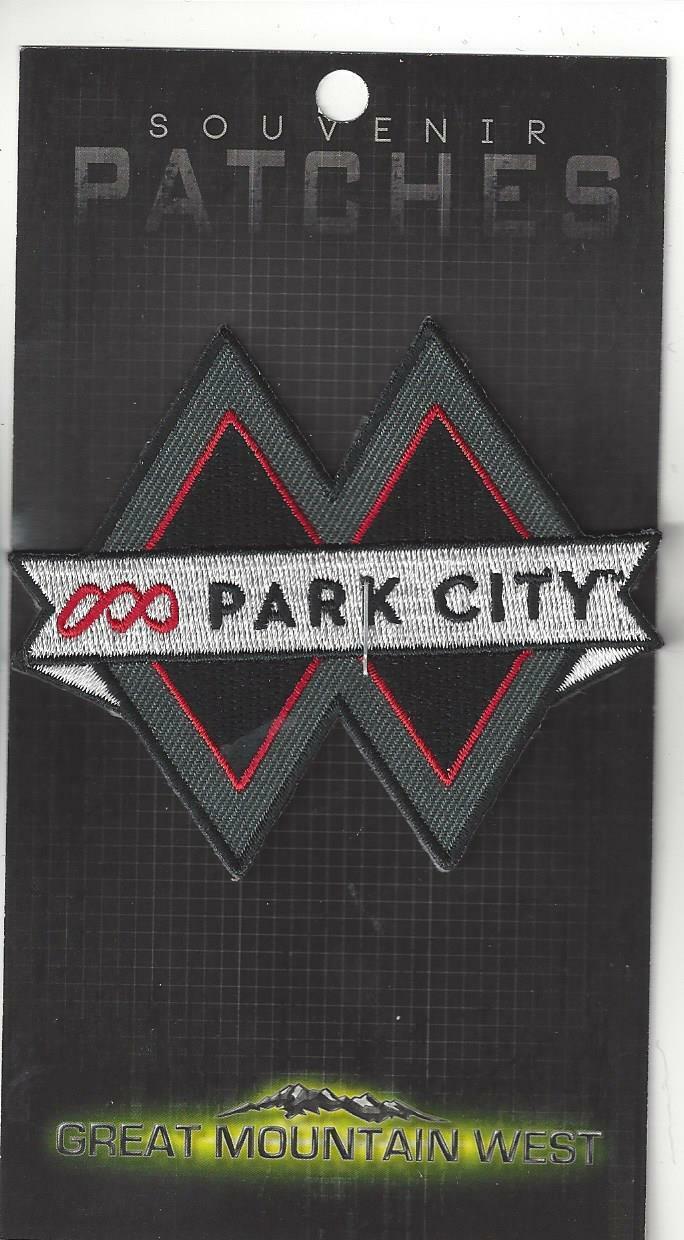 Park City Utah Souvenir Double Diamond Patch